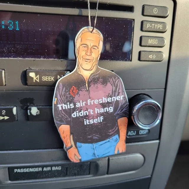 Self Hanging Air Freshener | Jefferey Epstein
