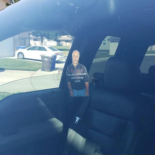 Self Hanging Air Freshener | Jefferey Epstein