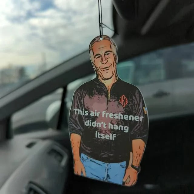 Self Hanging Air Freshener | Jefferey Epstein